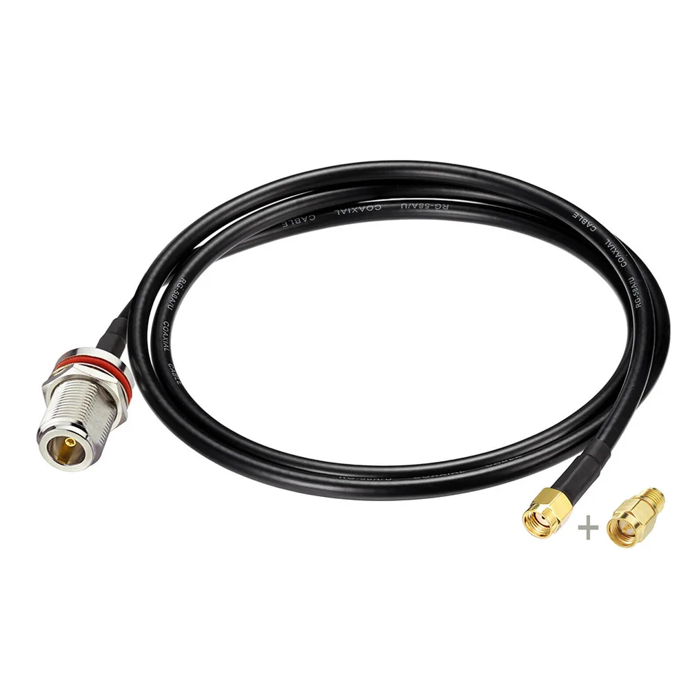 

RG58 Helium Antenna Cable 3/6 Metre For RAK Bobcat Syncrob It Sensecap N-K28 Tooth To SMA Male Reverse Pole With Adapter