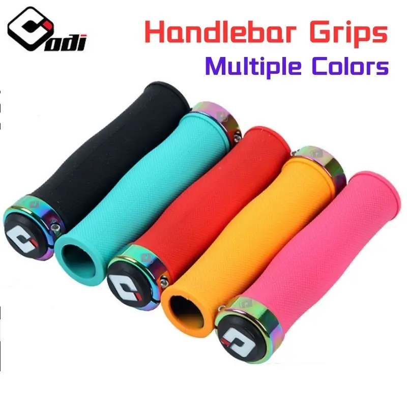 

ODI 30mm Handlebar Grip Silica Gel Aluminum Alloy Non-Slip MTB Folding Bike Durable Handle Cover Multiple Colors Bicycle Parts