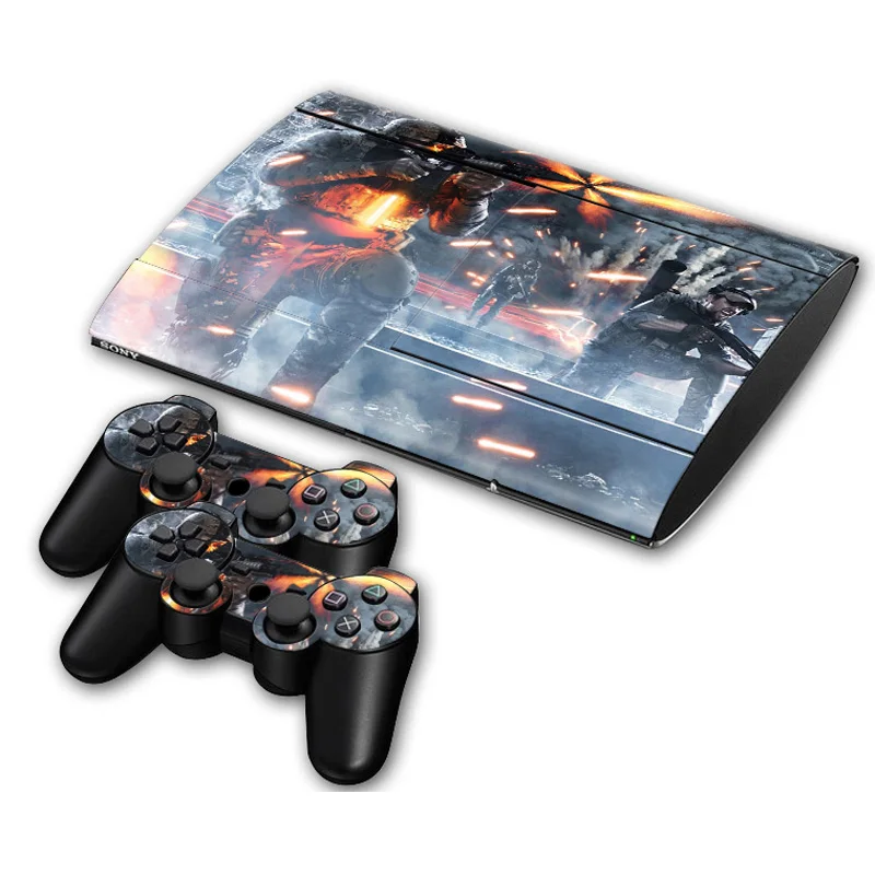 Nieuwe игровая виниловая Обложка Наклейка для PS3 супер тонкая 4000 консоль + 2