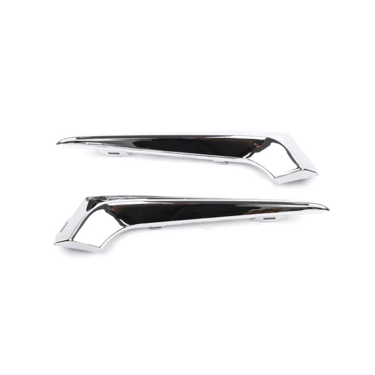 

1 пара, хромированные полосы для переднего бампера 2016 -2018