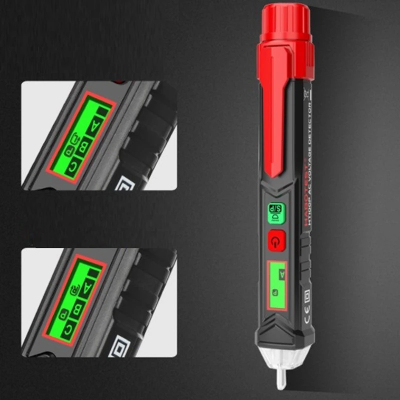 Habotest HT100P Бесконтактный 3-фазный индикатор вращения детектор напряжения