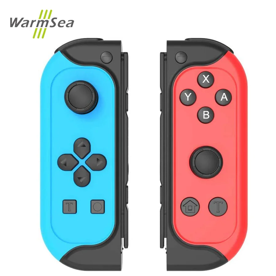 

Беспроводной геймпад для Nintendo Switch Joy-Con, портативные игровые джойстики с Bluetooth и управлением турбо движением, вибрацией