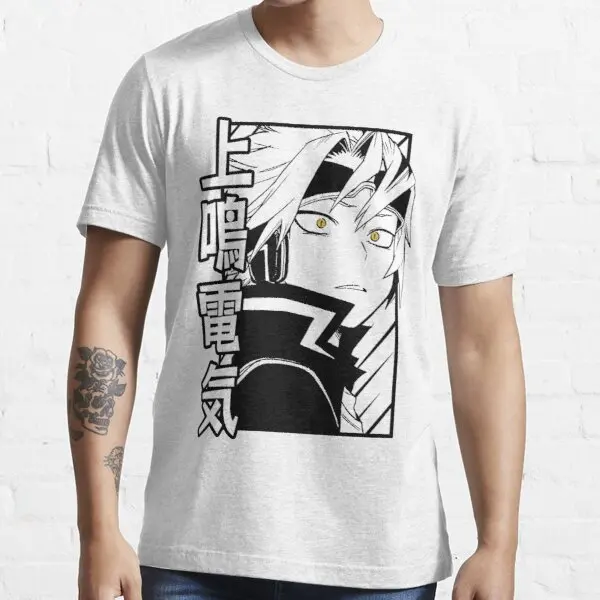

Забавные футболки Denki Kaminari (заряжаемый болт) BNHA, Высококачественная брендовая графическая футболка YINBU, модная мужская короткая футболка