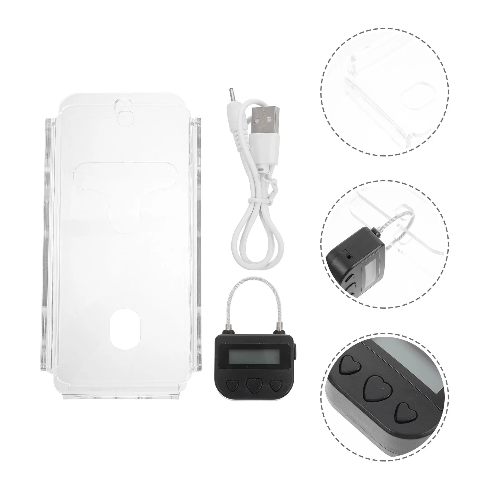 

Timing Mobile Phone Lock Time Box Self-discipline Smartphones Practical Plastic