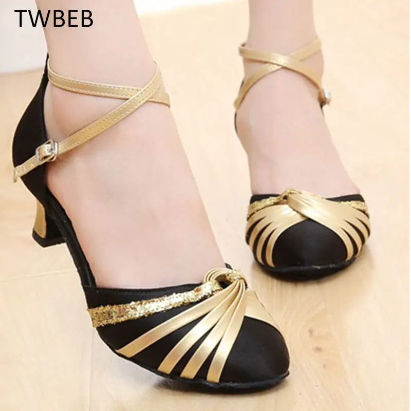 

Professional Women's Latin Dance Shoes Woman High Heel Tango Ballroom Dance Shoes Women Dance Shoes Big Size 34-41