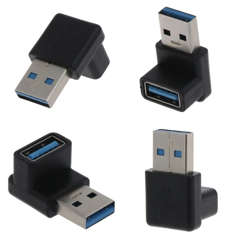 

USB 3.0 Male to Female Adapter 90 Degree Extension Right Angle Adapter USB Plug