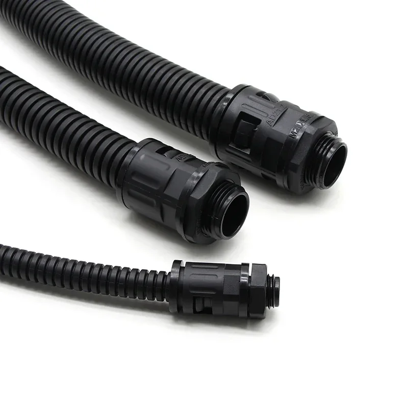 Концевые фитинги для полипропиленовой гофрированной трубы AD13 AD15.8 AD18.5 AD21.2 AD25 AD28.5