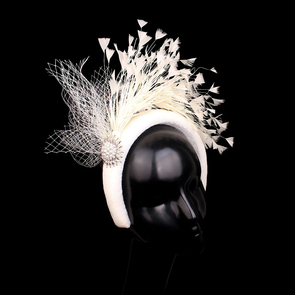 Элегантные женские классические свадебные головные уборы красивые повязки для