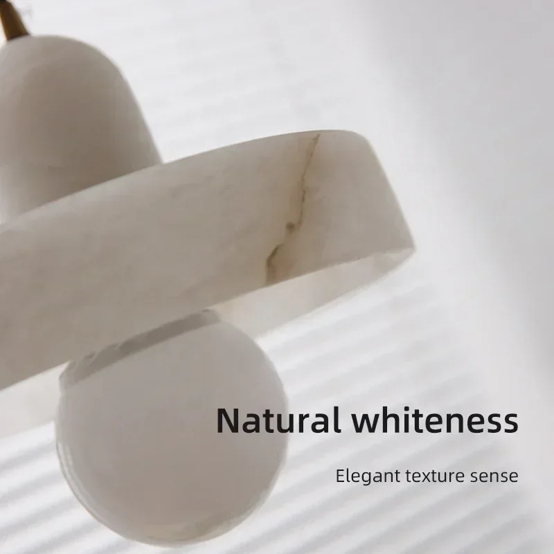 Мраморные подвесные лампы с креативным дизайном домашняя искусственная лампа