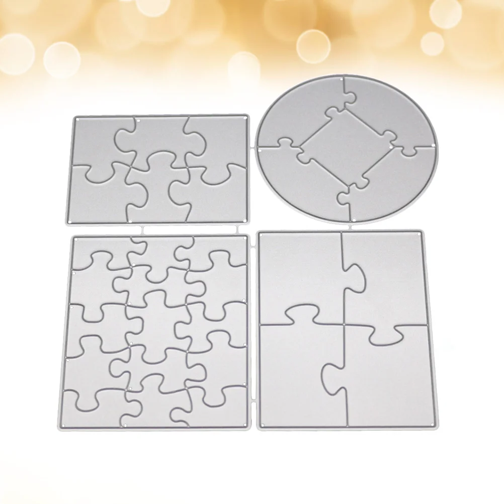 

Jigsaw Cutting Dies Stencil Embossed Embossing Dies Puzzle Die Cuts Making Metal Puzzle Cutting Dies