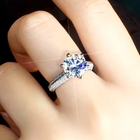 90 off yanleyu 925 silver color with brilliant cubic zirconia luxury engagement rings fashion wedding jewelry drop shipping