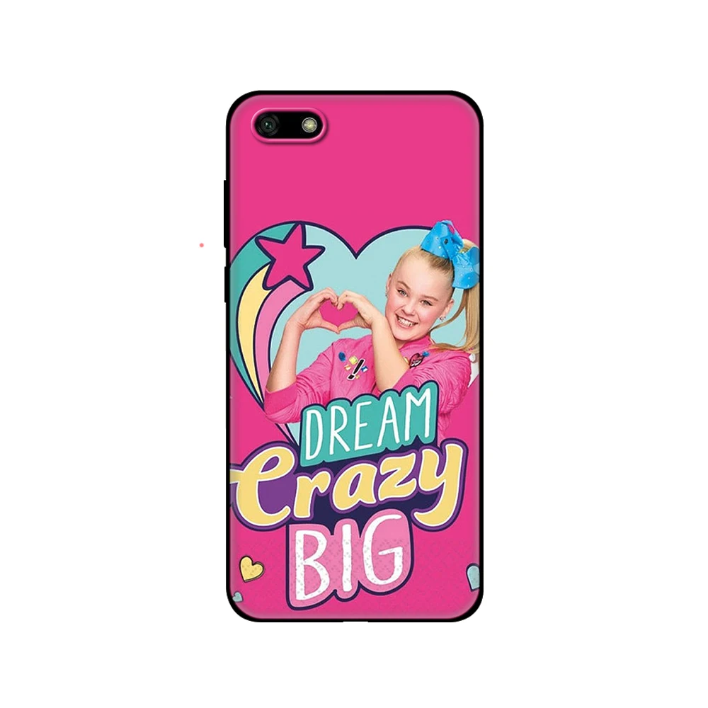Black tpu Case For Huawei Honor 50 Lite PRO 20 10 10i 20S 30S 30 7A 7s 7C Cover Jojo Siwa |