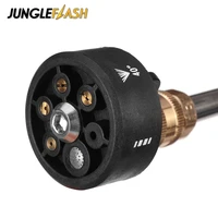 jungleflash 6in1 spray nozzle for car washing machine multi function 14inch quick connect plug 3000psi high pressure car washer
