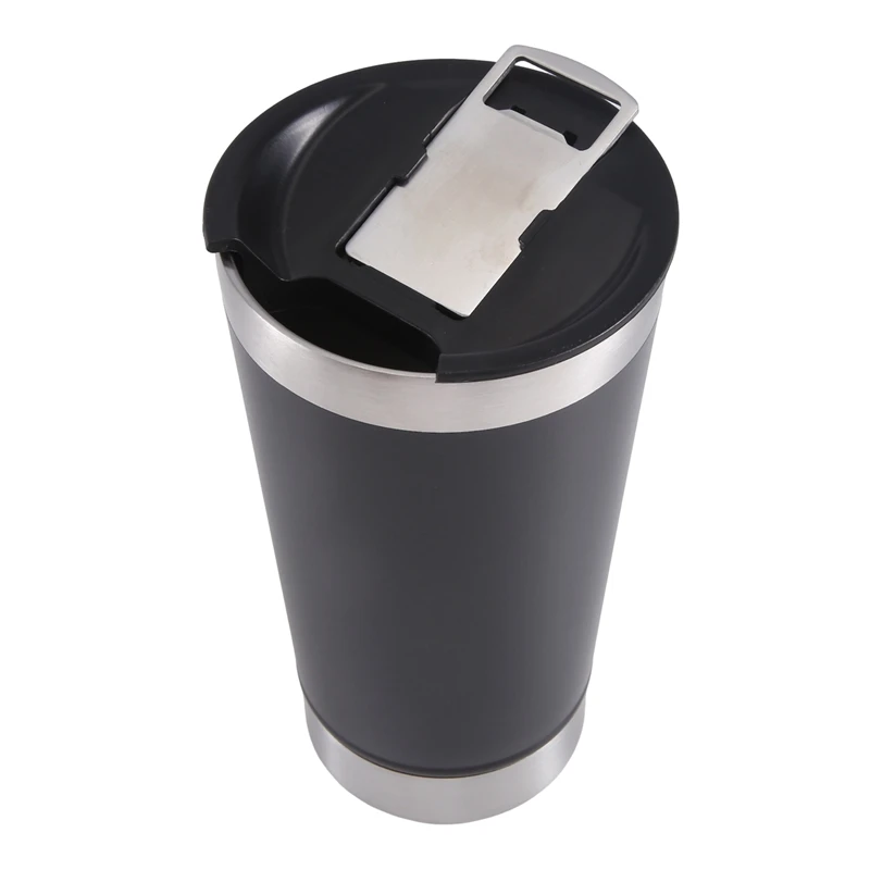 Чашки для холодного пива с крышкой открывалки бутылок изоляция из нержавеющей