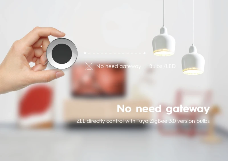 Умный переключатель ZigBee Tuya беспроводная кнопка автоматизации сцены контроллер