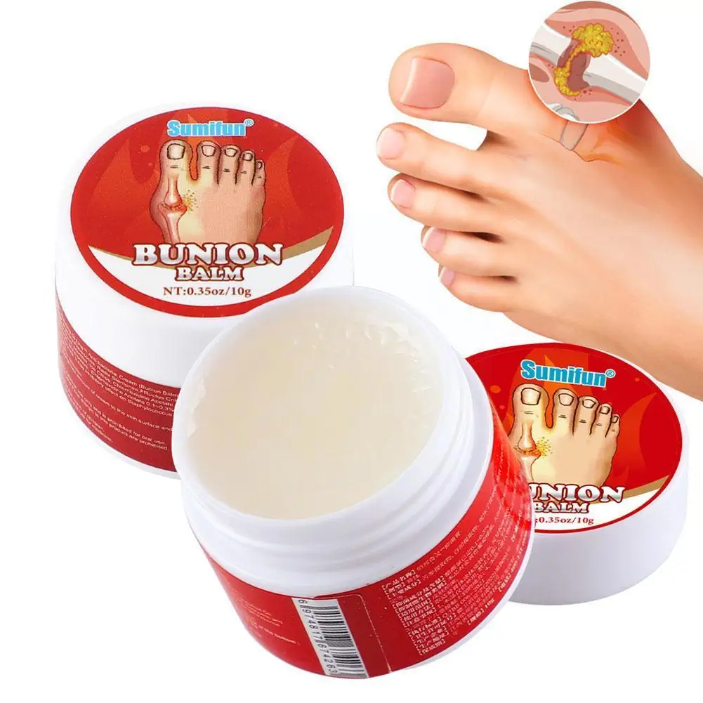 

10ml Bunion Cream Gout Treatment Ointment Joint Hallux Medical Cream Foot Bunion Valgus Health Pain Arthritis Herbs Relief S2L9