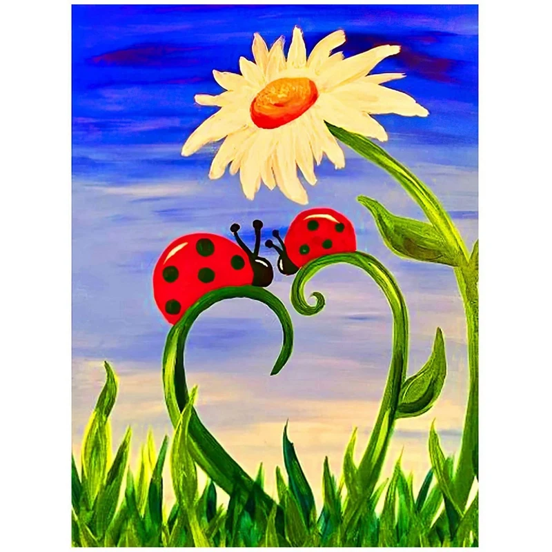 

Diamond Art Painting Kits For Adults Full Drill Flowers Gem Painting With Rounds For Home Wall Decor