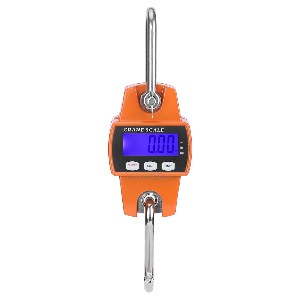 

300KG Industrial Crane Scale LCD Digital Electronic Hook Hanging Weight Scale for Large Luggage Crane Crane Crane
