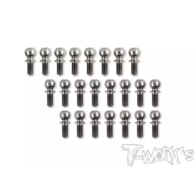 Original T worksTP-113 64 Titanium Ball End set ( For Awesomatix A800MMX )Professional Rc part