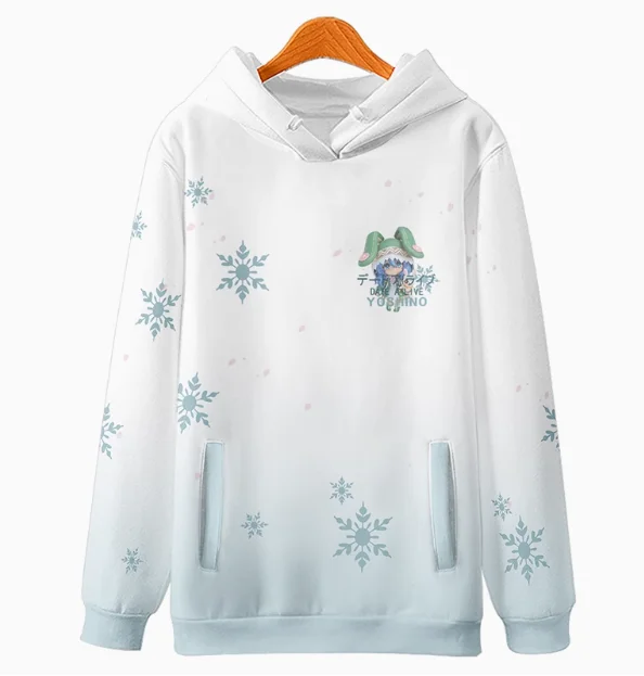 Толстовка с капюшоном Himekawa Yoshino аниме свиданием косплей Осень-зима мужское и