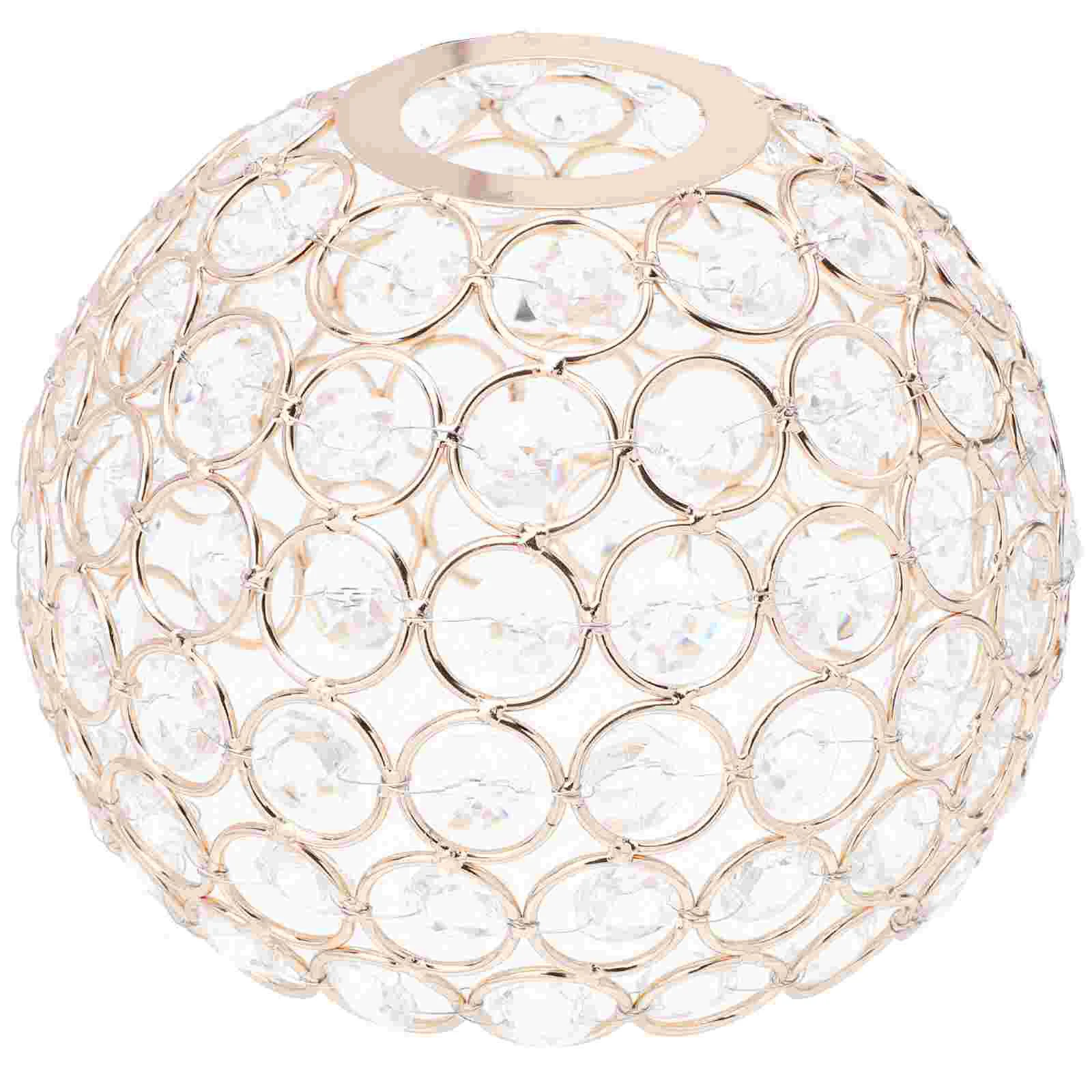 

1 Pc Crystal Lamp Shade Prime Durable Sturdy Premium Cover Shade for Home Bedroom