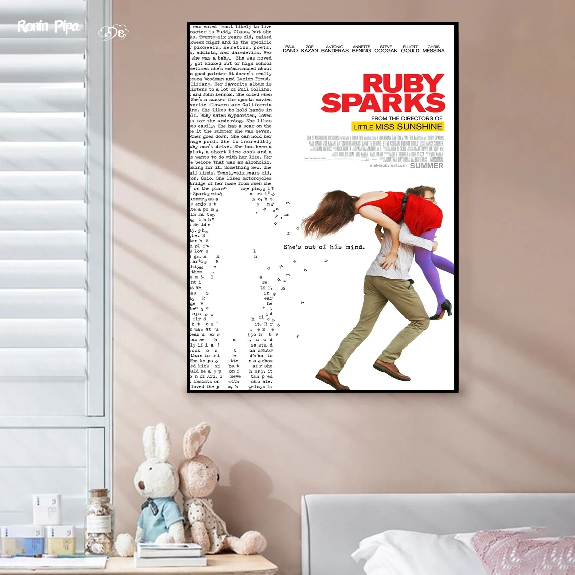 

Классический кинопостер Ruby spark, Художественная печать, Картина на холсте, настенные картины, гостиная, домашний декор (без рамки)