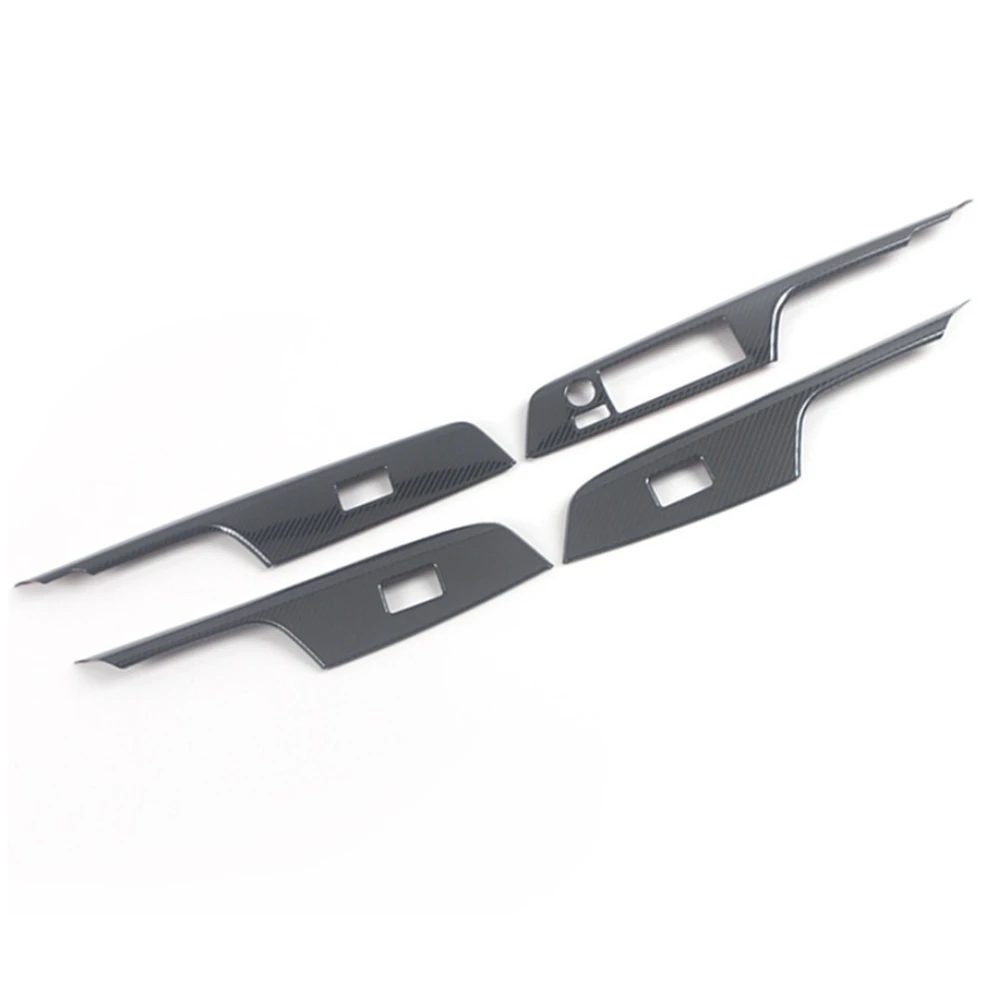 

For Toyota Harrier Venza 2020-2022 Car Window Glass Lift Switch Button Panel Cover Trim Sticker Accessories,LHD Carbon