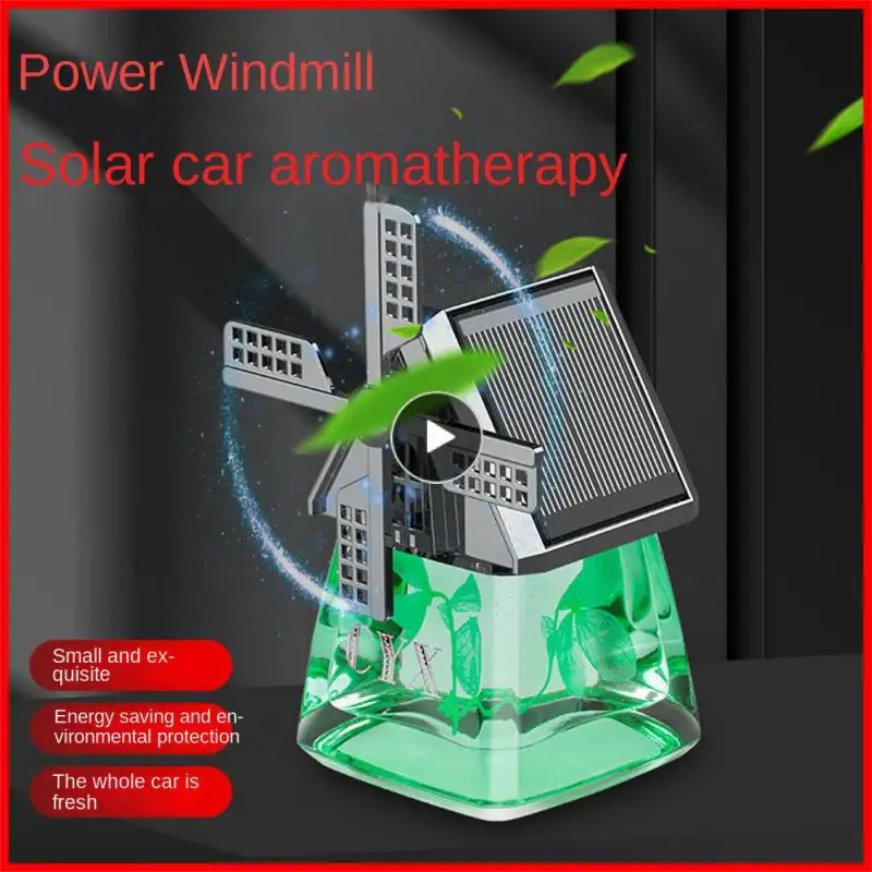 

Прочный автомобильный парфюм на солнечной энергии, ветряная мельница, дизайнерская ветряная мельница, ароматерапия, дезодорирующий вращающийся освежитель воздуха
