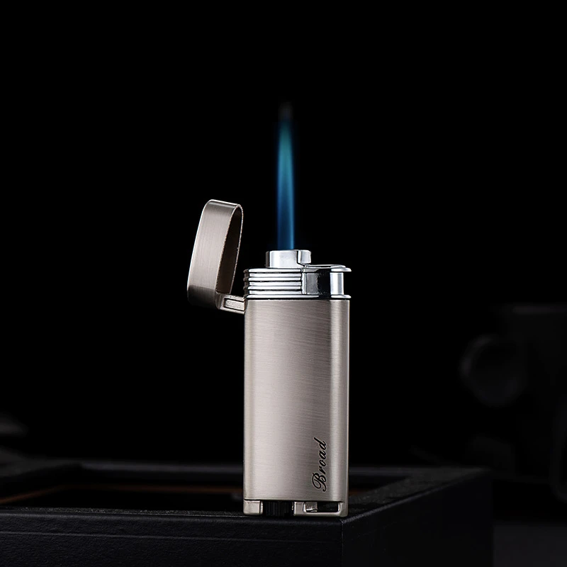 

The New Press Ignition Direct Blue Flame Wind Proof Gas Lighter
