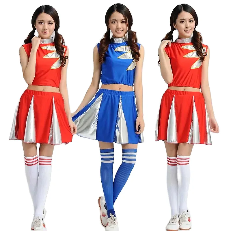 2022 Costumes Cute Cheerleaders Costume Dress for Girls Women Football kids Uniform  Halloween Carnival Party Uniform Dancing Cl