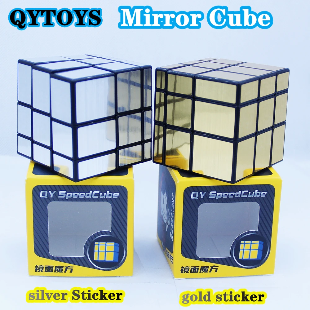 QYTOYS зеркальный 2x2x2 куб 3x3 волшебный куб-головоломка зеркало 3x3x3 Qiyi скоростной 2x2