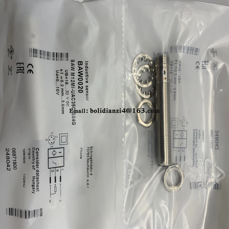 Быстрая доставка Новый датчик BAW004C BAW M12MI-UAC35C-S04G на складе