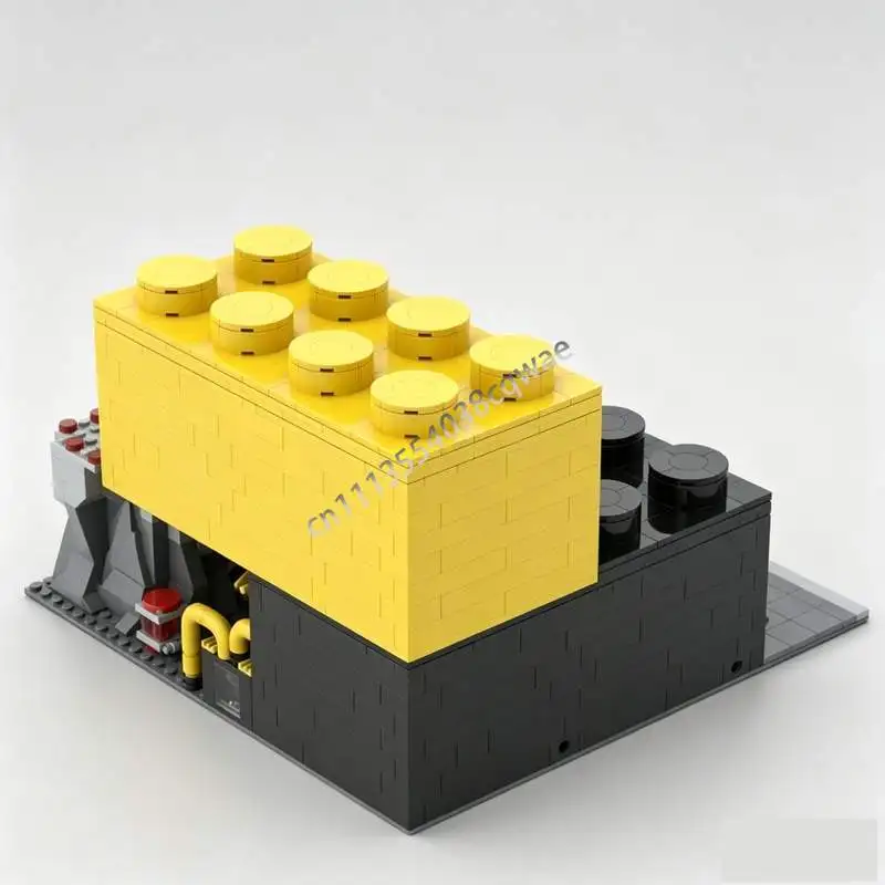Фото 1168 деталей Blacktron Living Space MOC: Креативный научно-фантастический конструктор, футуристическая сборная модель-головоломка, коллекционная игрушка, подарки №4