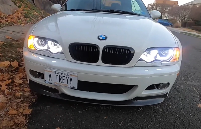 Ультра яркие светодиодные ангельские глаза в стиле M4 для BMW 3 серии E46 316i 318i 320i 323i