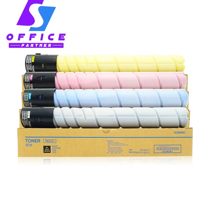 TN221 TN-221 Тонер-картридж для Konica Minolta Bizhub C227 C287 C7528 Цветной копир TN321C TN321M TN321Y TN321K