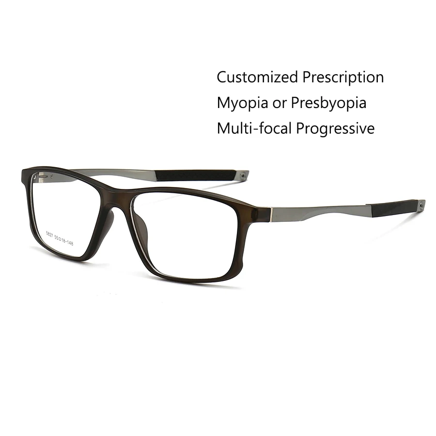 Индивидуальные очки по рецепту мужские TR90 мультифокальные прогрессивные