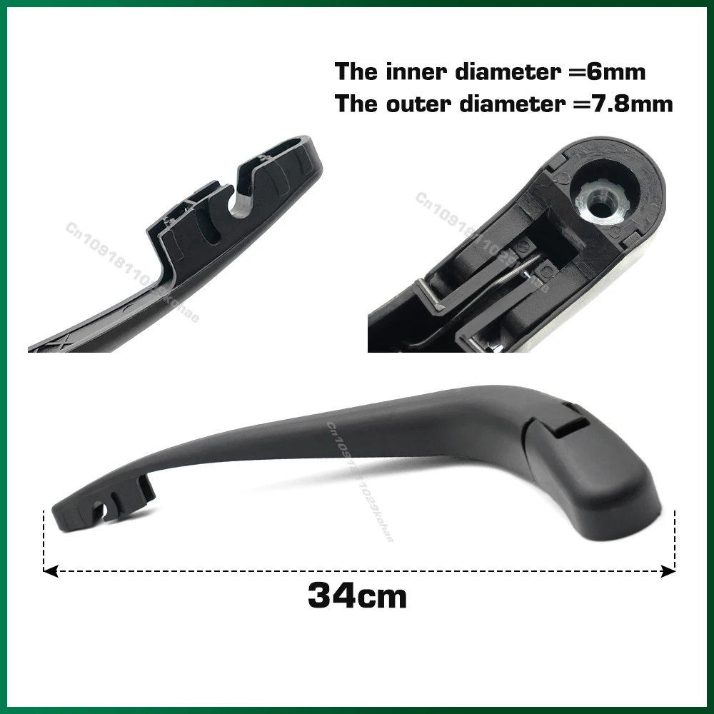 GREATROAD Комплект щеток и рычагов заднего стеклоочистителя для Honda Fit Jazz GK GH GP 2013-2020