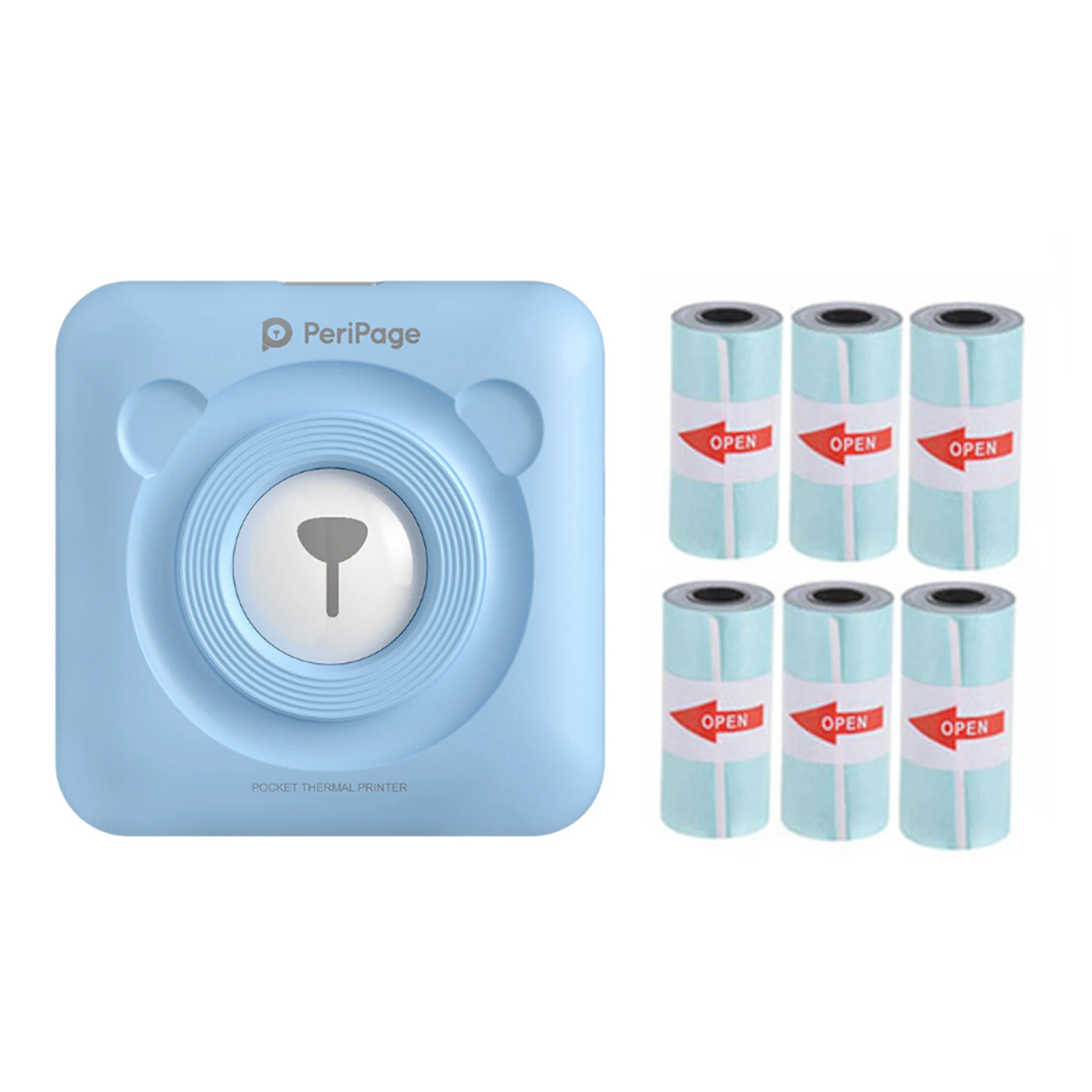 Мини-термопринтер PeriPage 304 DPI карманный Термопринтер для фотографий 57 мм печать