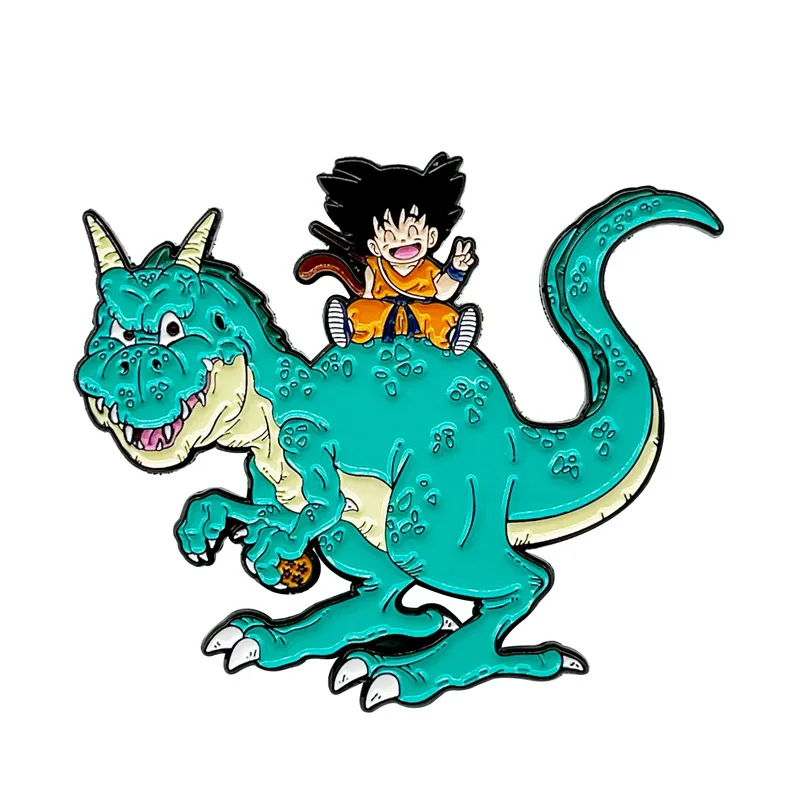 

Эмалированные значки в стиле аниме с изображением дракона