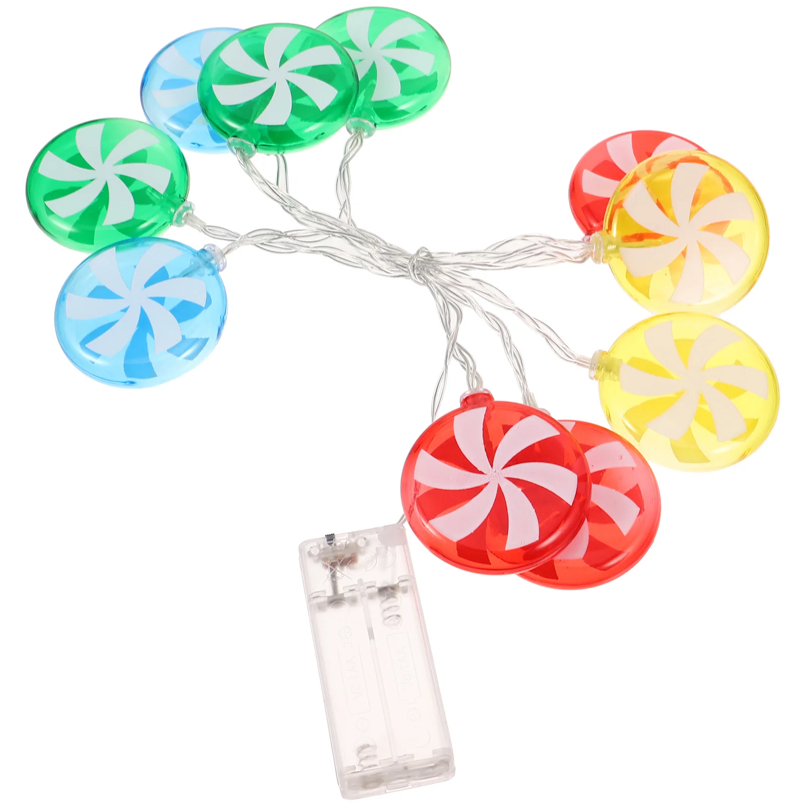 

Candy String Lights Nativity Christmas Ornaments Hanging Decor Decorations Colored Plastic