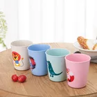 Детская питьевая вода, чашка для кормления ребенка, Мультяшные пластиковые чашки, кружка, чашка с ручкой, детский питьевой товар