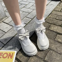 2022 women mary jane shoes woman vintage girls high heel platform lolita shoes japanese style college student shoes big size 40