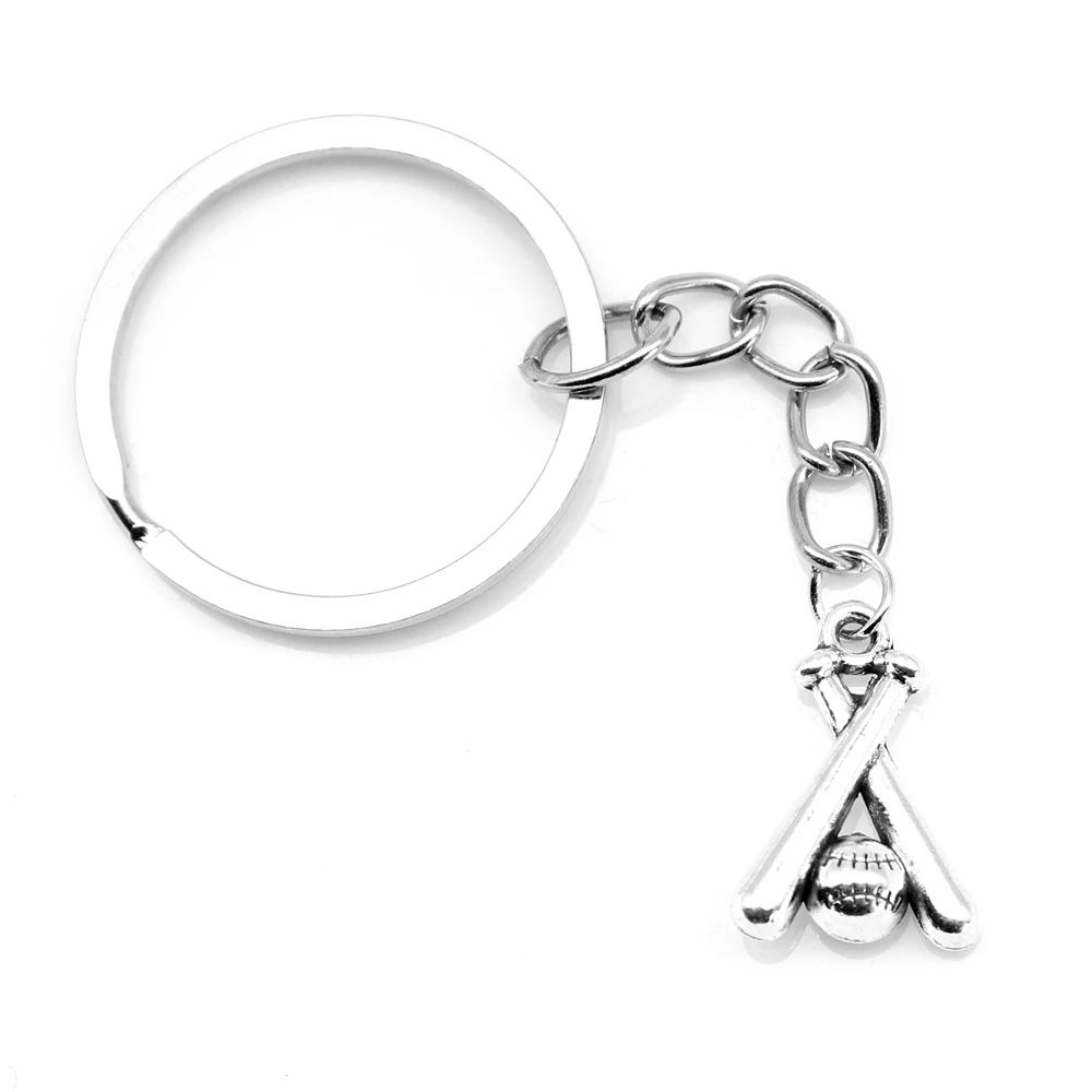 

1pcs Antique Silver Color 14x19mm Golf Keychain Handmade Jewerly Diy