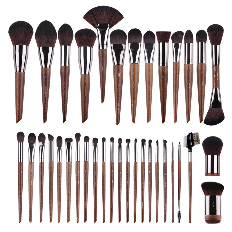 

MUF Full Set 36Pcs Makeup Brushes Profession Powder Foundation Eyeshadow Blush Contour Concealer Brush High Quality Makeup Tools