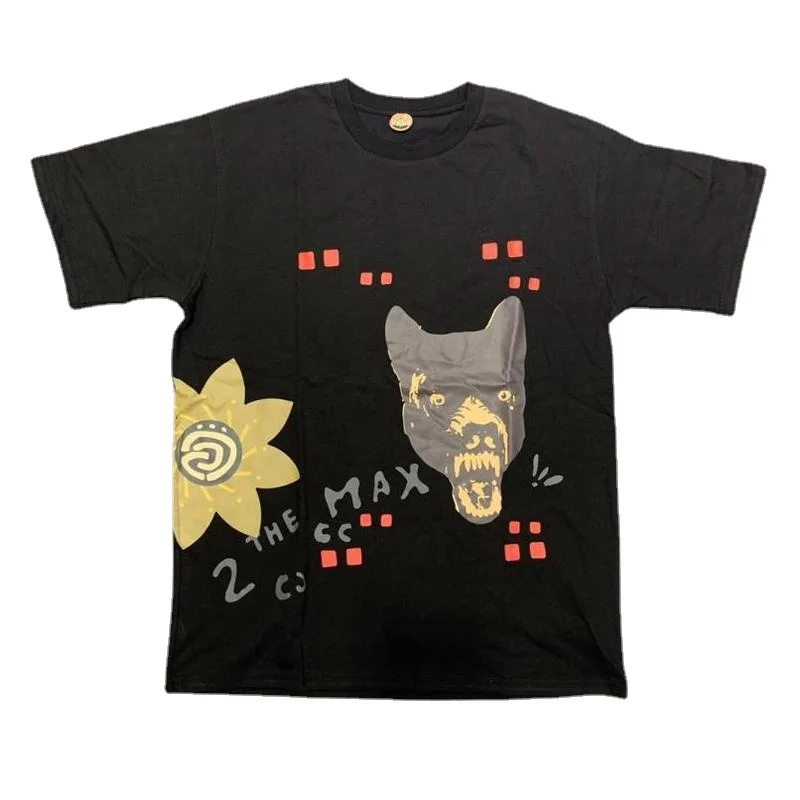 

22SS Animal Pattern Print Cactus Jack T Shirt Men Women EU Size 100% Cotton Fashion Summer Techwear TRAVIS SCOTT Top Tees