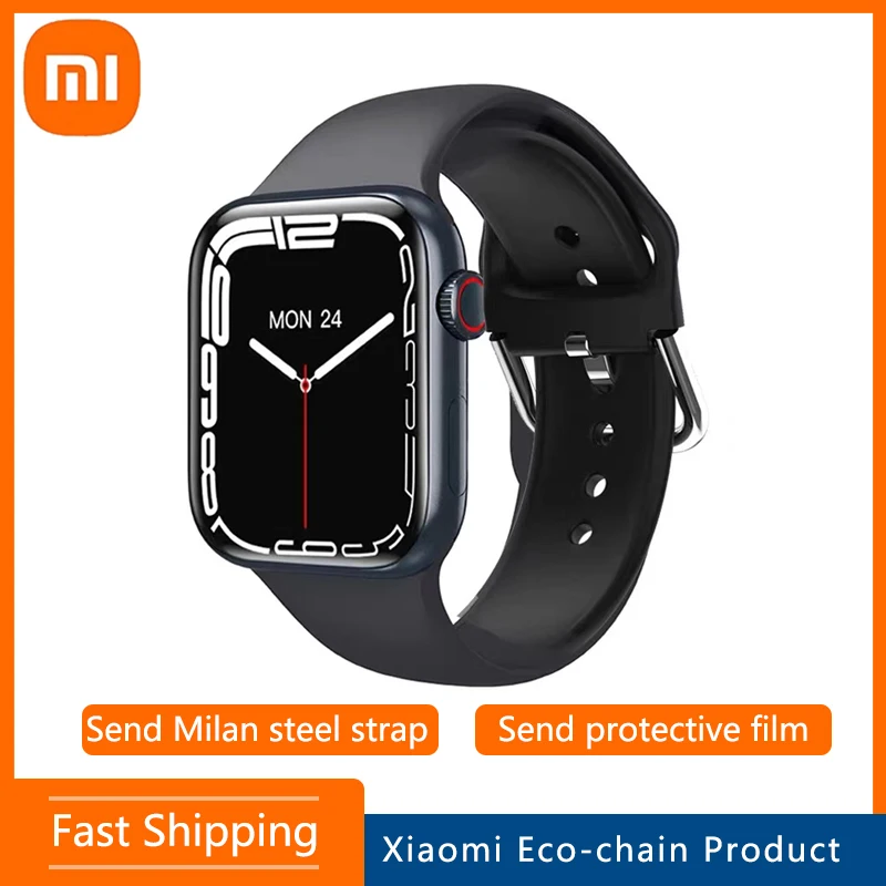 

Смарт-часы Xiaomi IWO Watch Series 7, мужские умные часы с голосовым помощником, с поддержкой BT, с общим обзором местоположения, PK HW22plus, DT100pro, W26