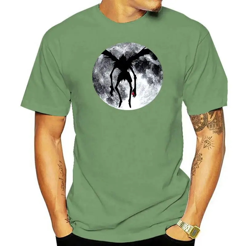 

funny t shirts Fashion Men's Summer T-shirt Death Note Ryuk Moon T-Shirt Men Cotton T Shirt Casual Shirt