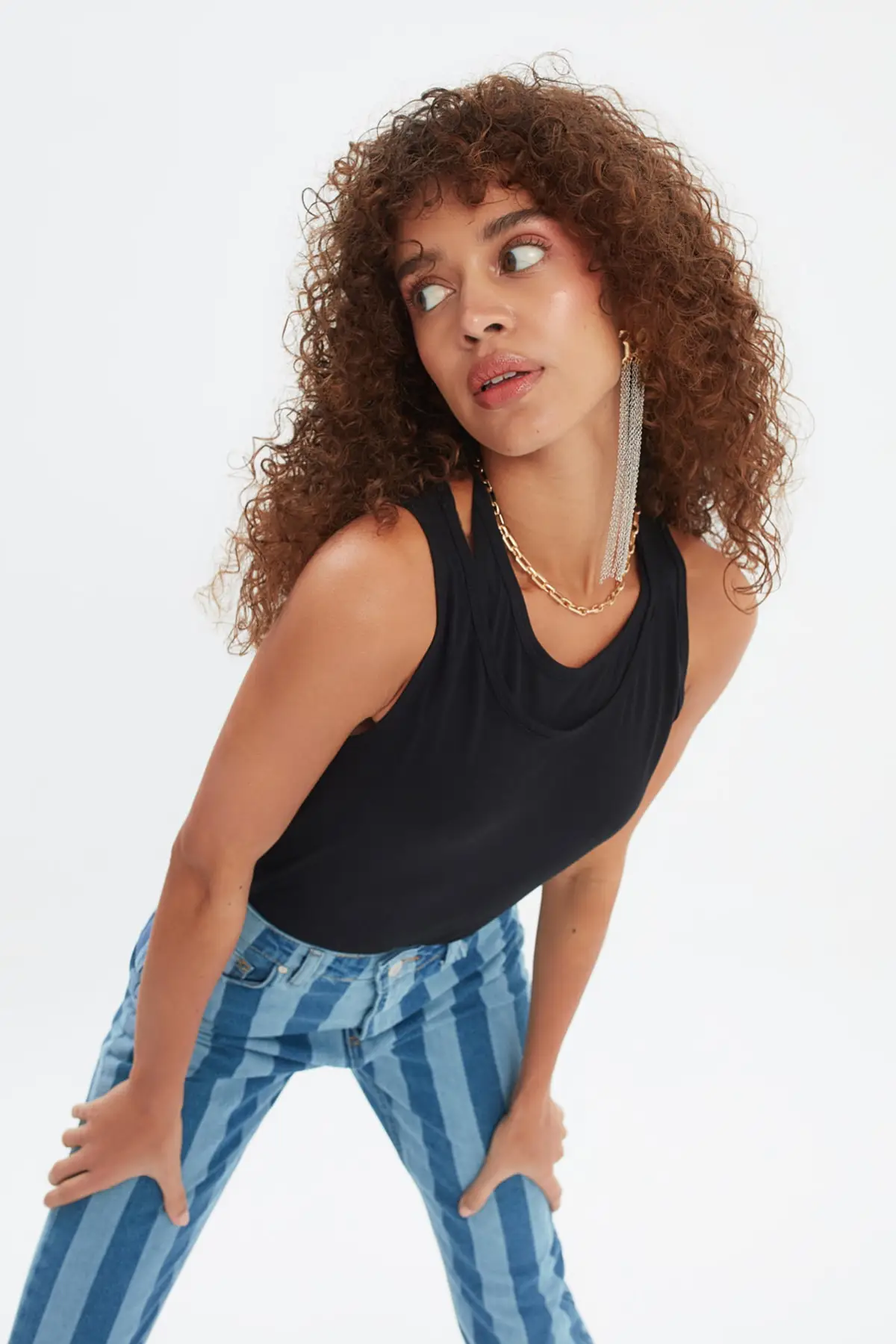 

Trendyol Cut Outlu Вязание спортсмена TWOSS21AL0014