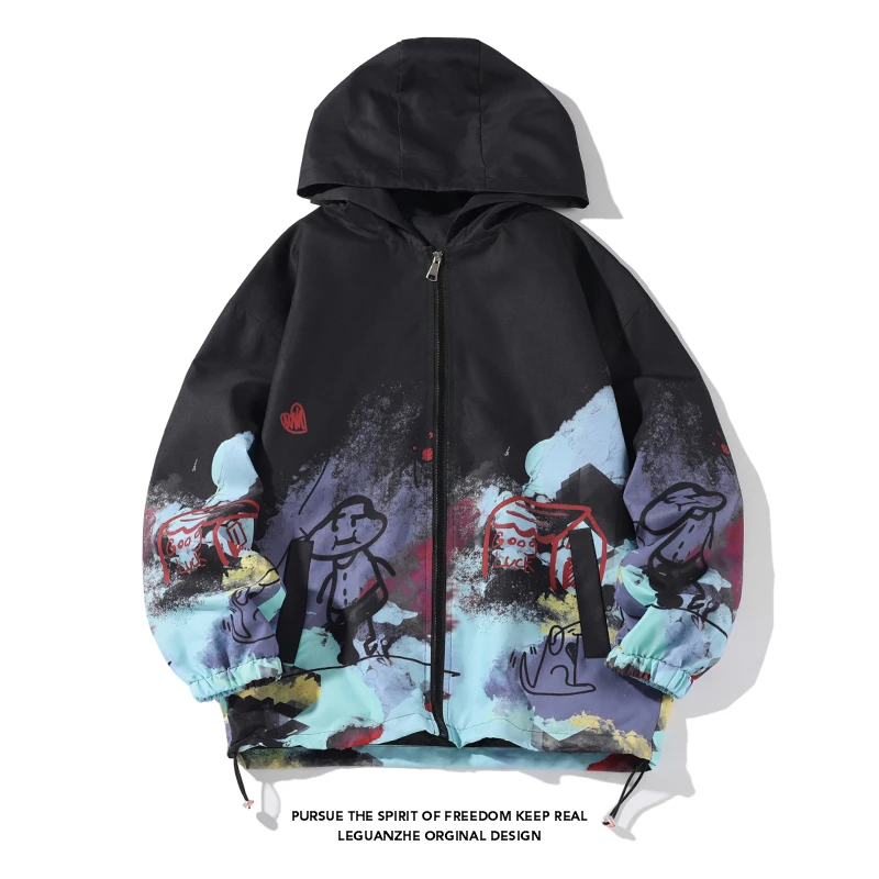 

Casual New 2023 Spring Autumn HIP HOP Streetwear Cardigan Zipper Up Jacket For Men'S Brand Baseball Clothes OverSize 5XL