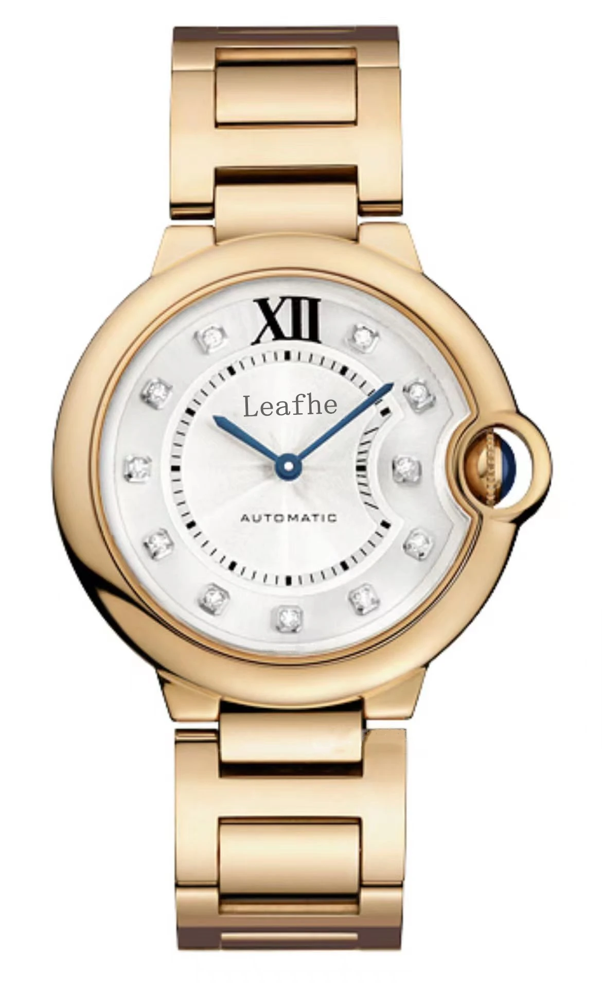 

Luxury Gold Diamond Ladies Watches Stainless Steel Automatic Mechanical Watch